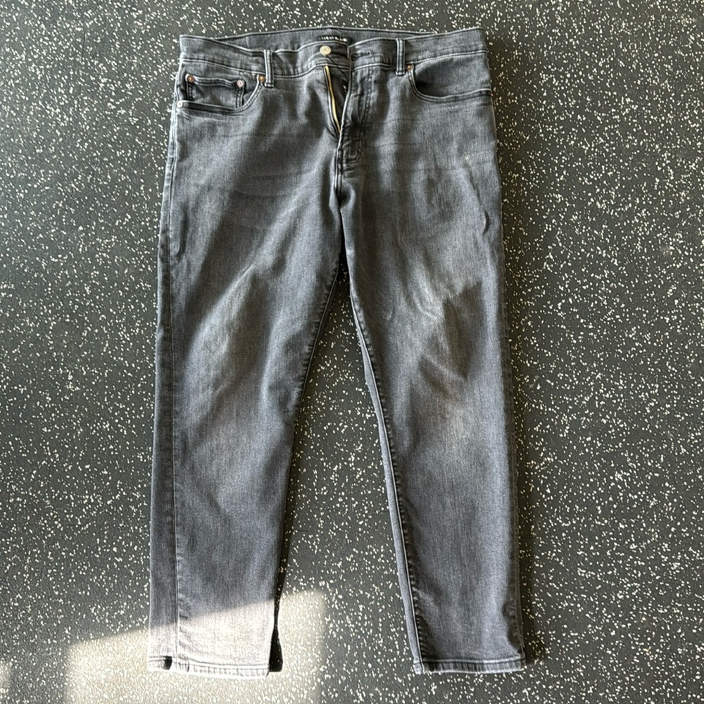 Lucky Brand 412 Athletic Slim 36x30 Black Jeans